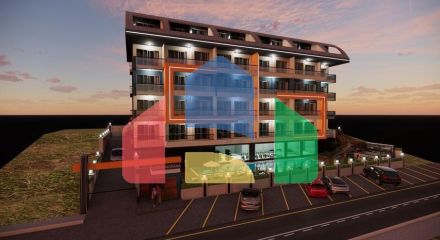 1+1 apartment in one of the new complexes of Mahmutlar district