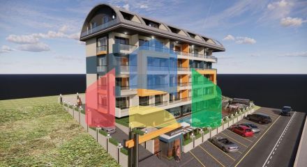 1+1 apartment in one of the new complexes of Mahmutlar district