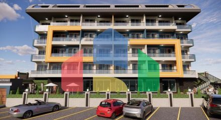 Квартира 1 + 1 в одному з нових комплексів району Махмутлар