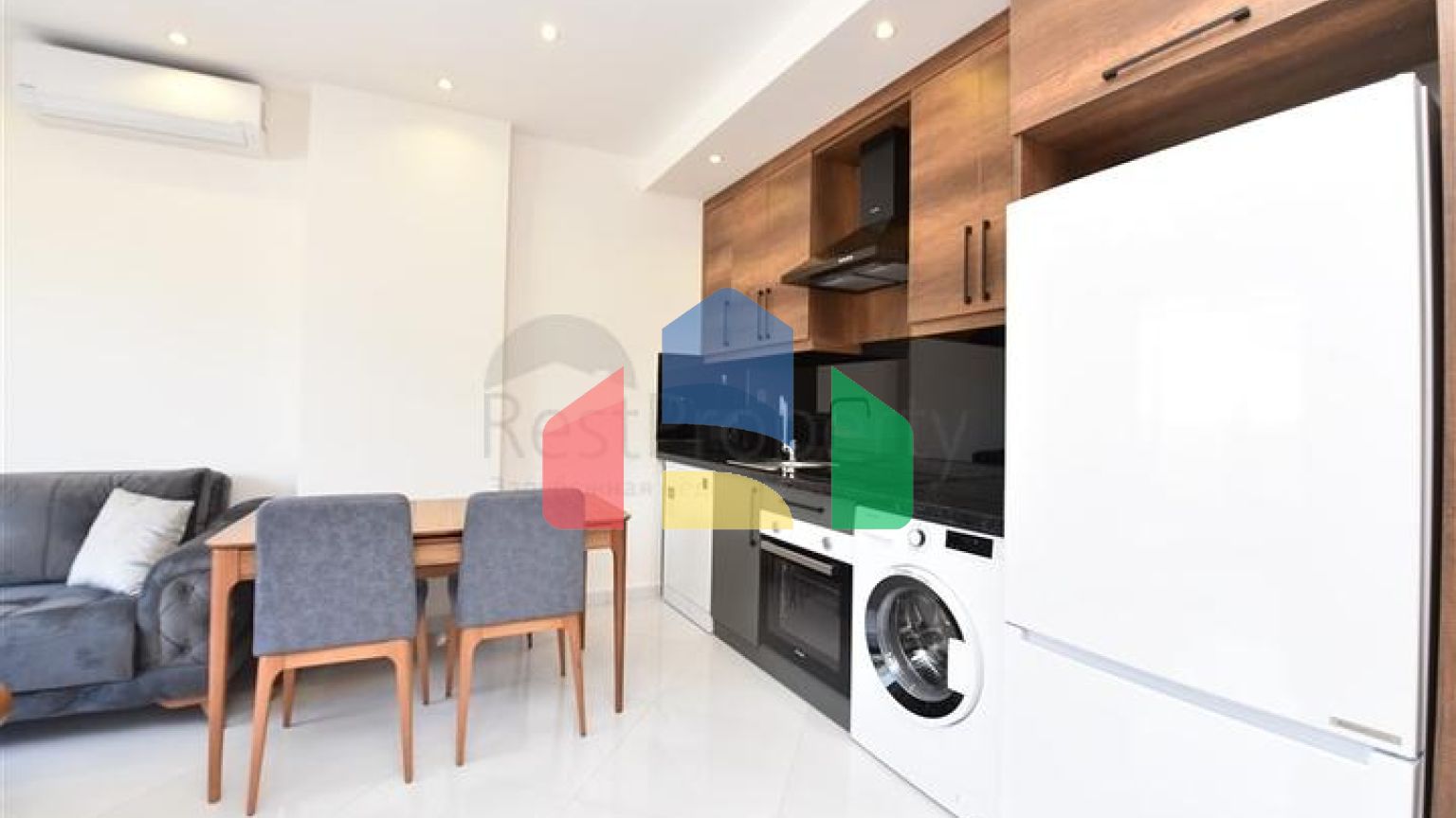 Квартира 1+1 в элитном проекте района Махмутлар