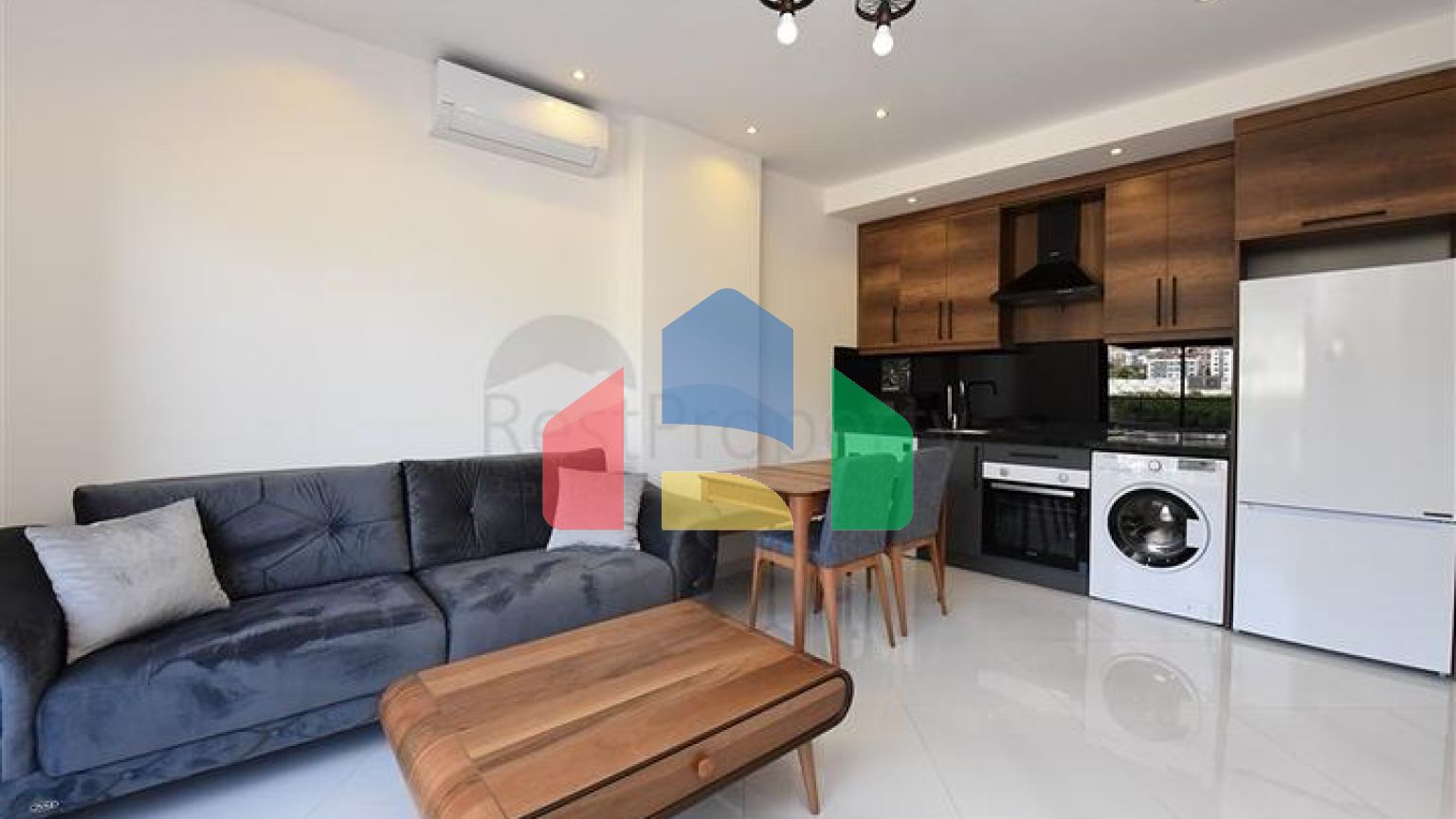 Квартира 1+1 в элитном проекте района Махмутлар