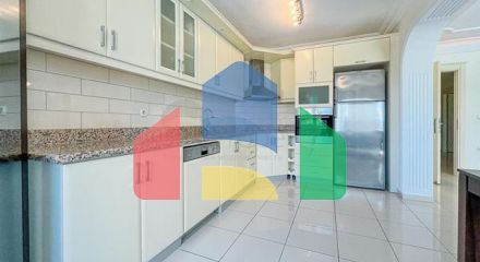 A linear 3+1 apartment for a large family