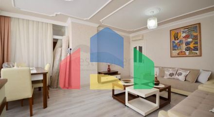 Простора квартира 3 + 1 з меблями і технікою в районі Махмутлар