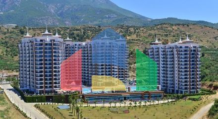 Двокімнатна квартира в Махмутлар