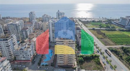 Квартира 2+1 в районе Махмутлар