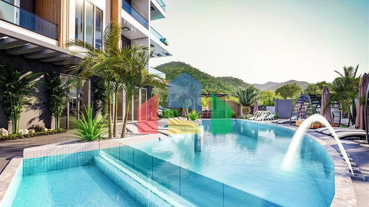 Квартиры в новом жилом комплексе в Махмутларе