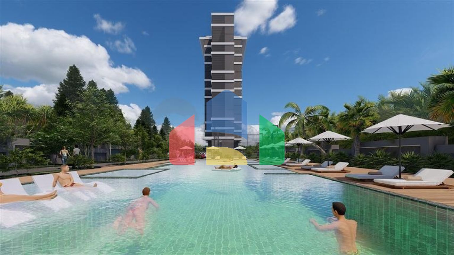 Новый проект премиум класса в районе Махмутлар