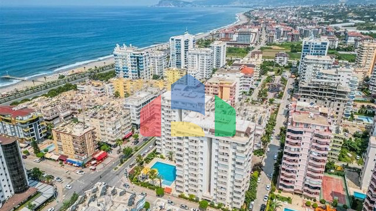 Просторная квартира 2+1 в районе Махмутлар