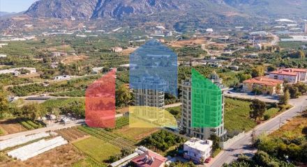 Новый строящийся комплекс в районе Махмутлар