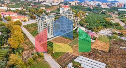 Новый строящийся комплекс в районе Махмутлар