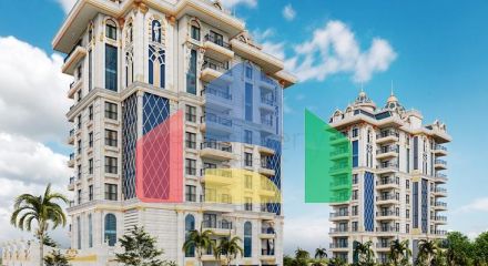 Новый строящийся комплекс в районе Махмутлар