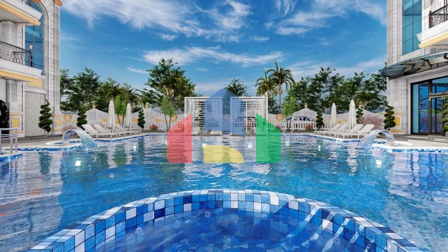 Новый строящийся комплекс в районе Махмутлар