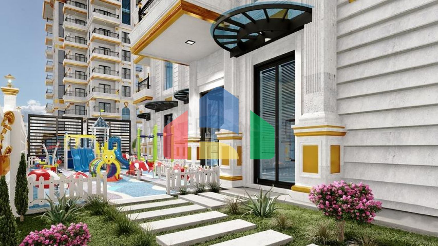 Новый строящийся комплекс в районе Махмутлар