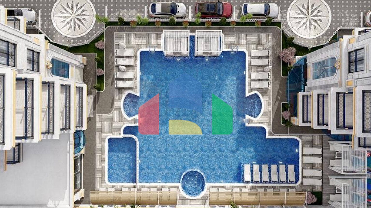 Новый строящийся комплекс в районе Махмутлар