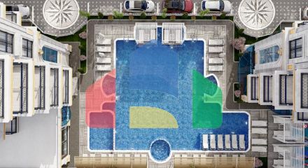 Новый строящийся комплекс в районе Махмутлар