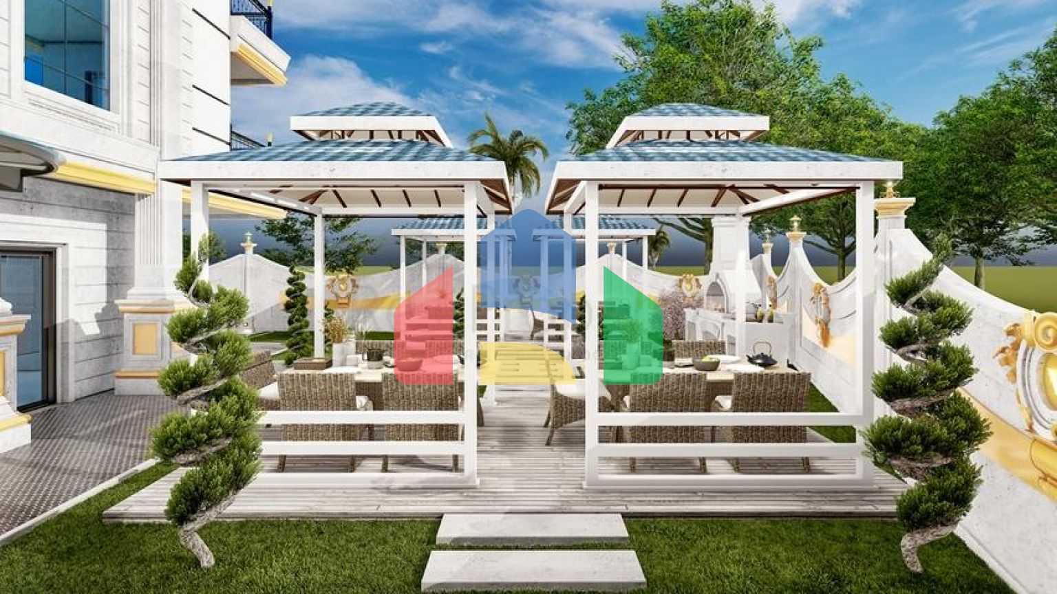 Новый строящийся комплекс в районе Махмутлар