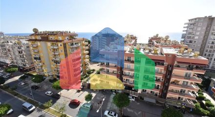 Квартира 2+1 с отдельной кухней в 125 м от моря в районе Махмутлар