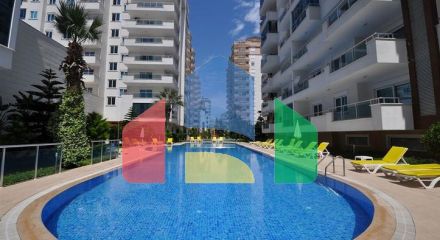 Квартира 2+1 с отдельной кухней в 125 м от моря в районе Махмутлар