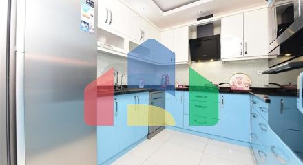 Квартира 2+1 с отдельной кухней в 125 м от моря в районе Махмутлар