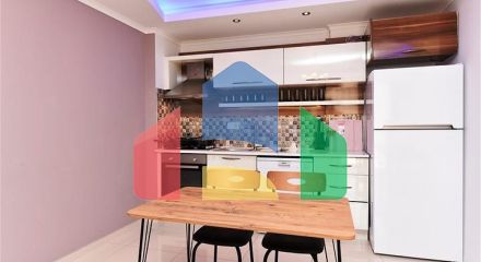 Квартира 1+1 в районе Махмутлар на расстоянии всего 350 метров до моря