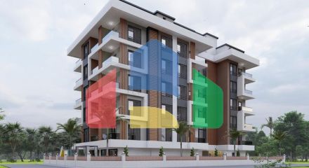 2+1 apartment in a new complex just 600 meters from the sea