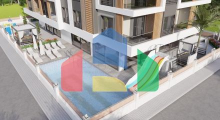 2+1 apartment in a new complex just 600 meters from the sea
