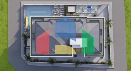 2+1 apartment in a new complex just 600 meters from the sea