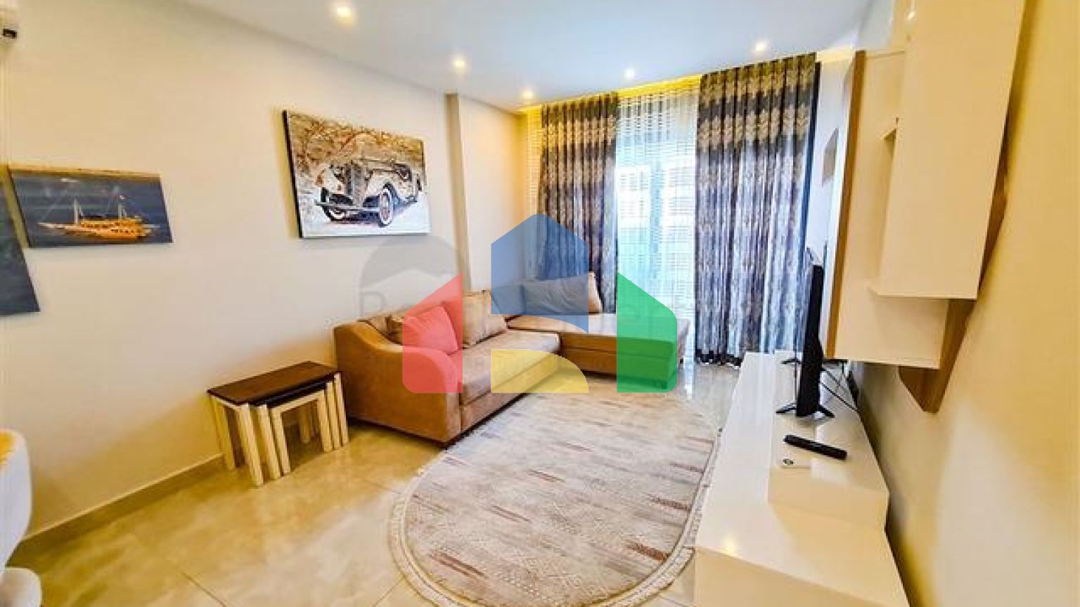 Квартира 1+1 на первой линии в районе Махмутлар