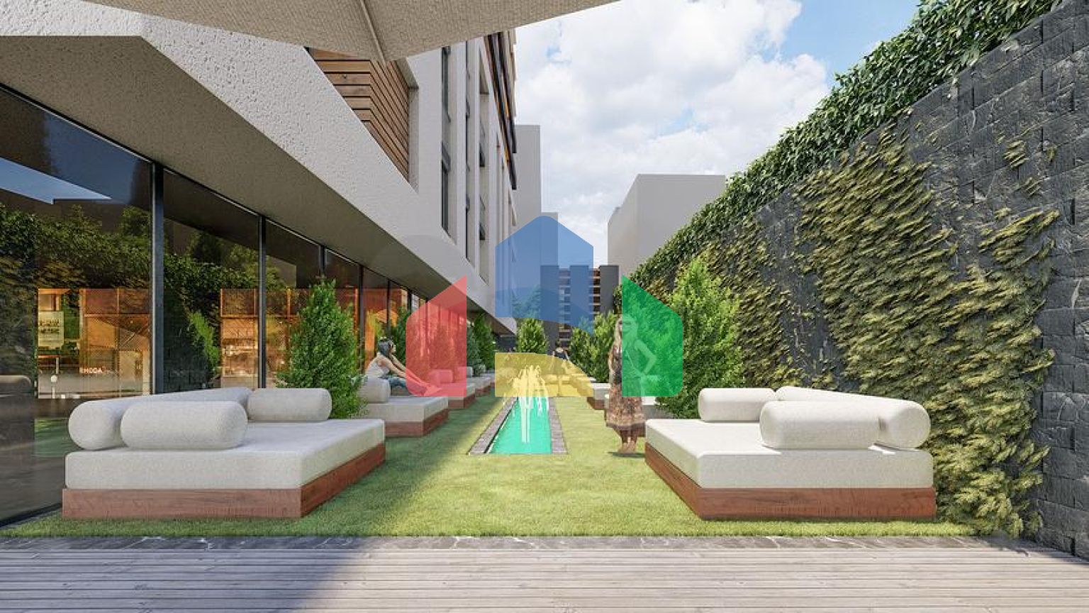 Квартира 1+1 в районе Махмутлар