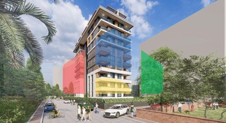 Квартира 1+1 в районе Махмутлар