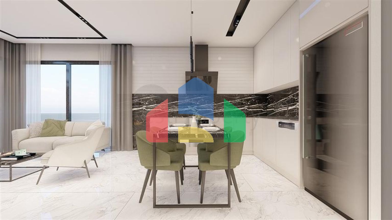 Квартира 1+1 в новом комплексе премиум класса