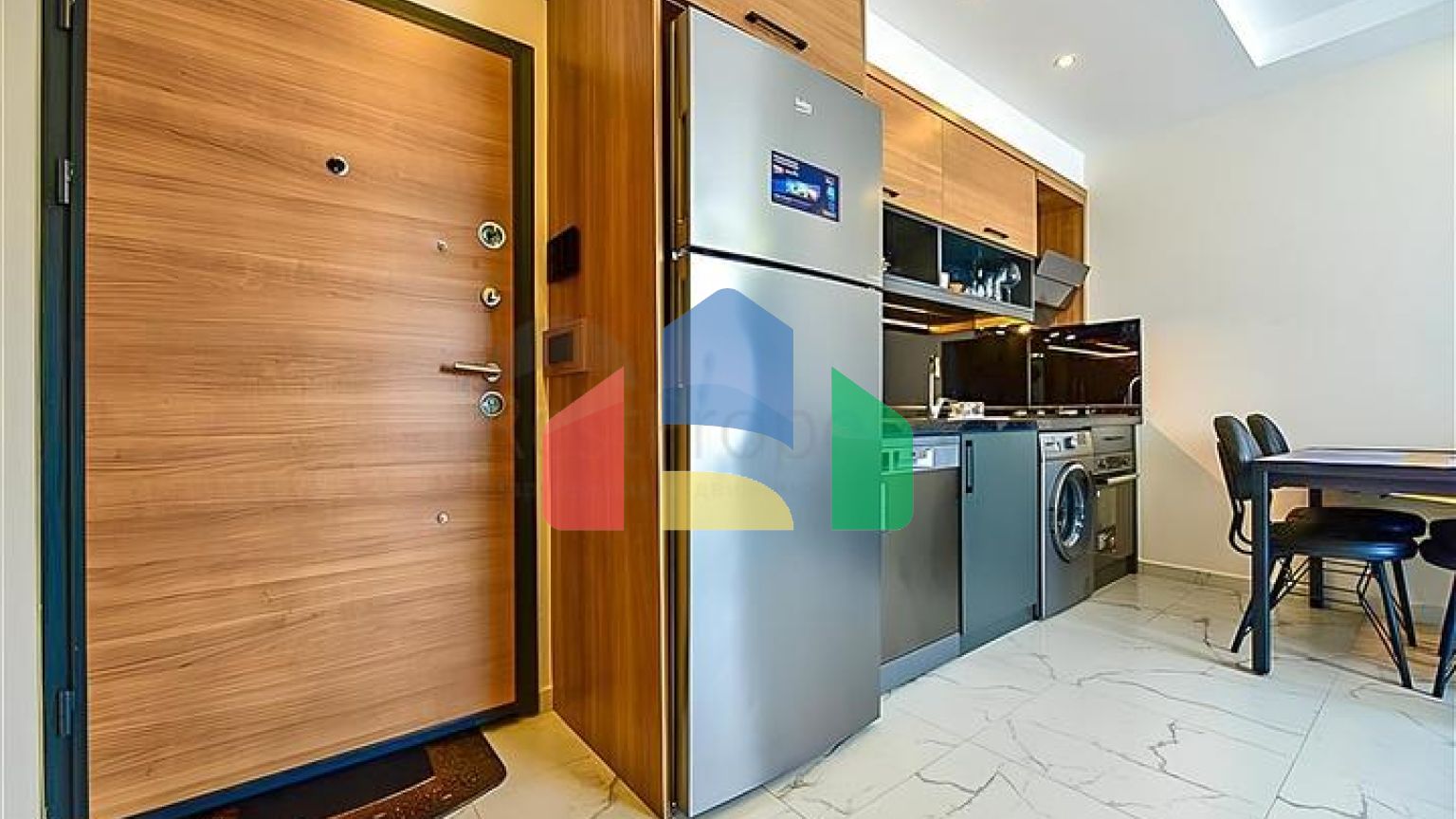 Квартира 1+1 в новом комплексе в районе Махмутлар