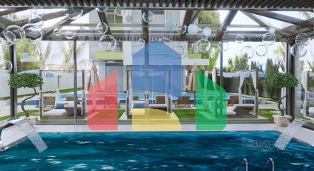 Квартира 1+1 в комплексе в комплексе прмиум класса в районе Махмутлар