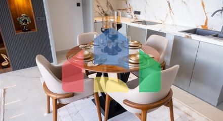 Loft apartment with exclusive design in Mahmutlar district