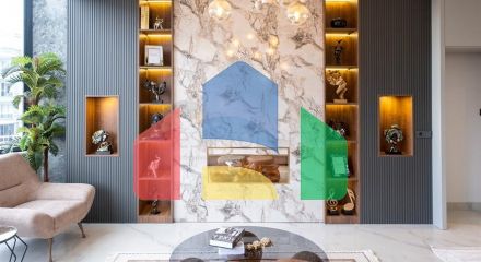 Loft apartment with exclusive design in Mahmutlar district