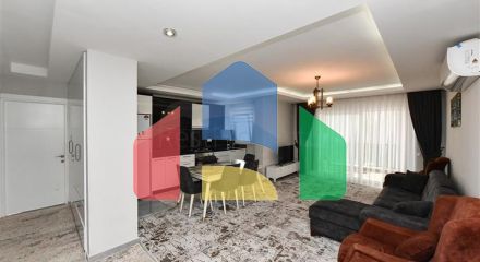 Пентхаус 3+1 в районе Махмутлар