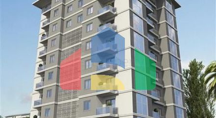 Spacious 1+1 apartment in a building under construction in Mahmutlar district