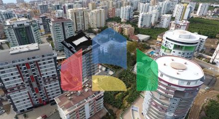 Spacious 1+1 apartment in a building under construction in Mahmutlar district