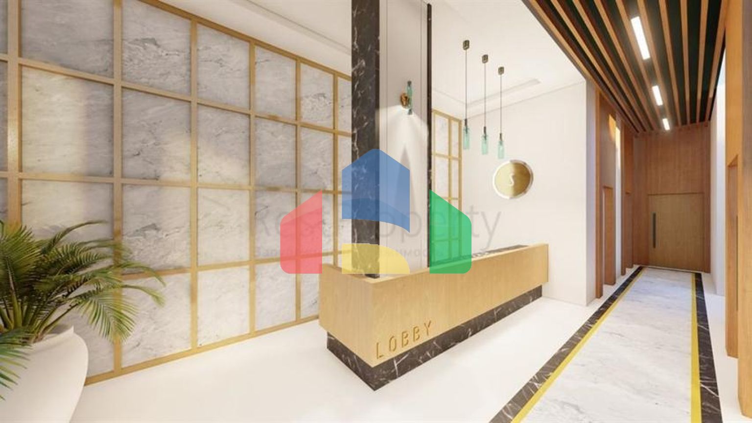 Просторная квартира планировкой 1+1 в строящемся доме в районе Махмутлар