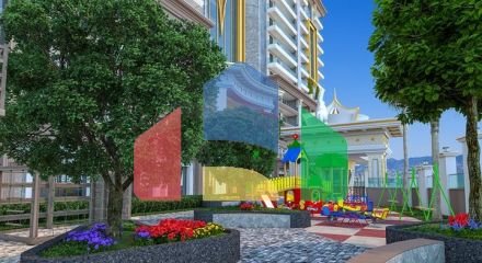 Квартира 1+1 в комплексі преміум класу в районі Махмутлар