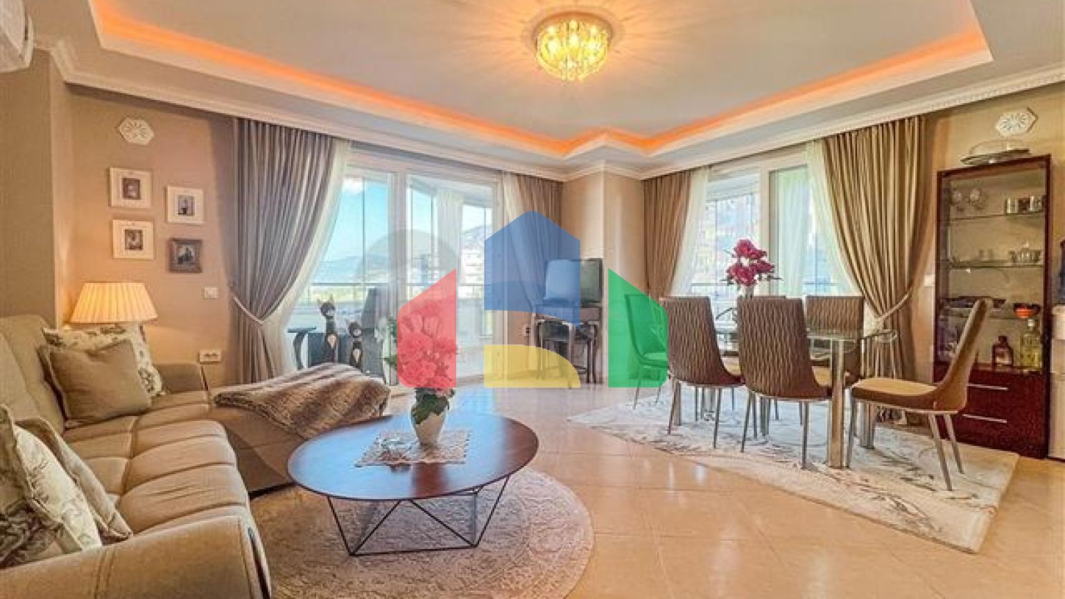 Просторная квартира 2+1 с большой террасой