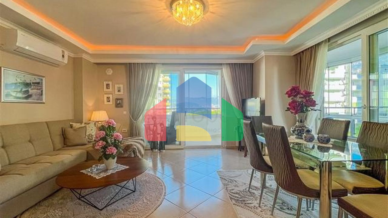 Просторная квартира 2+1 с большой террасой