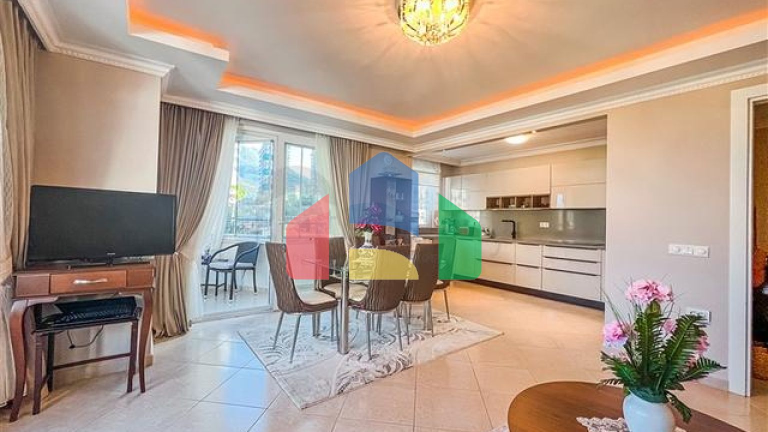 Просторная квартира 2+1 с большой террасой