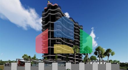 Двокімнатна квартира в новому житловому комплексі в Махмутларі