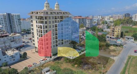 One bedroom apartment in Mahmutlar, 550m from the sea