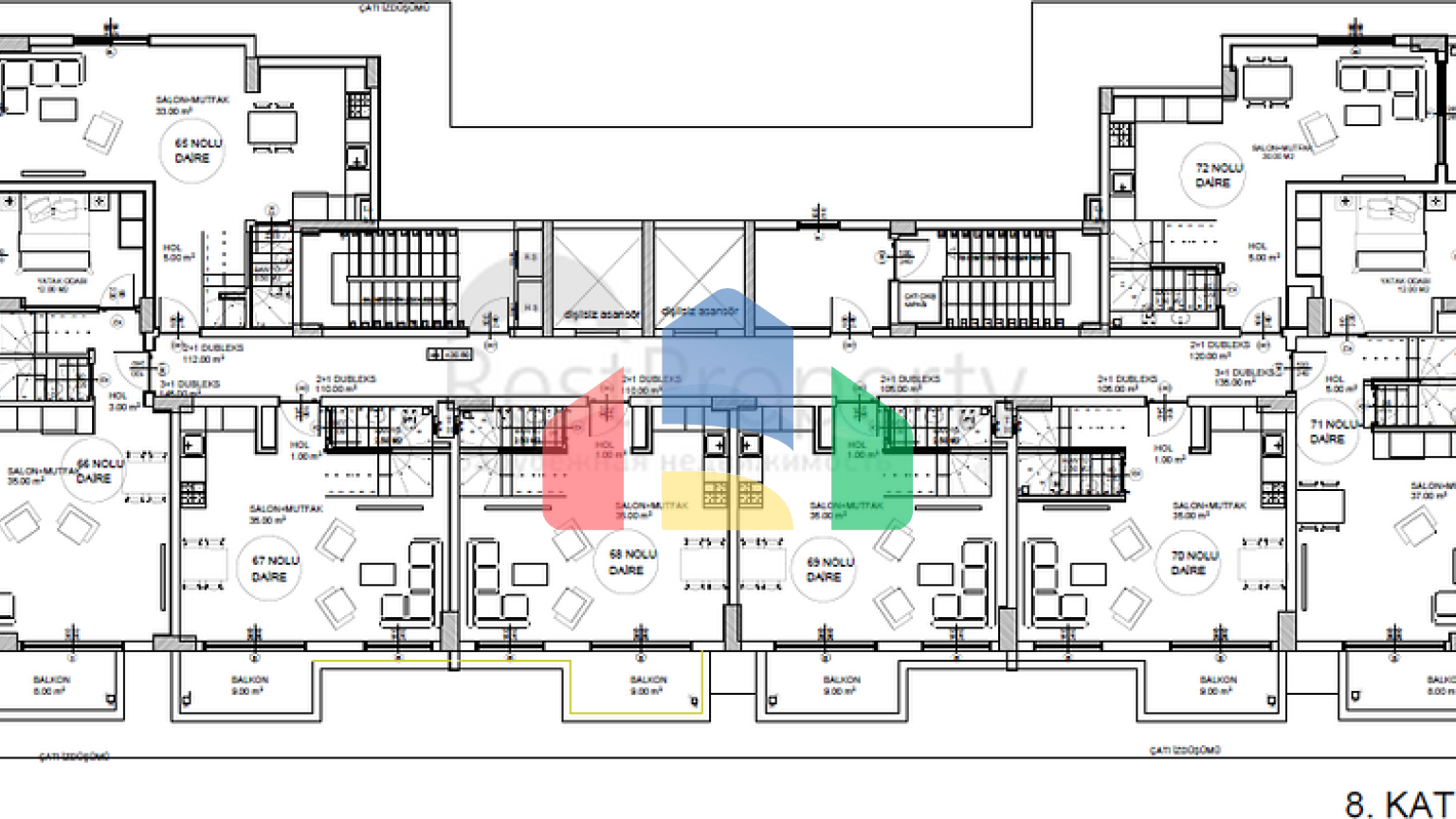 Новый проект в Махмутларе от известного застройщика