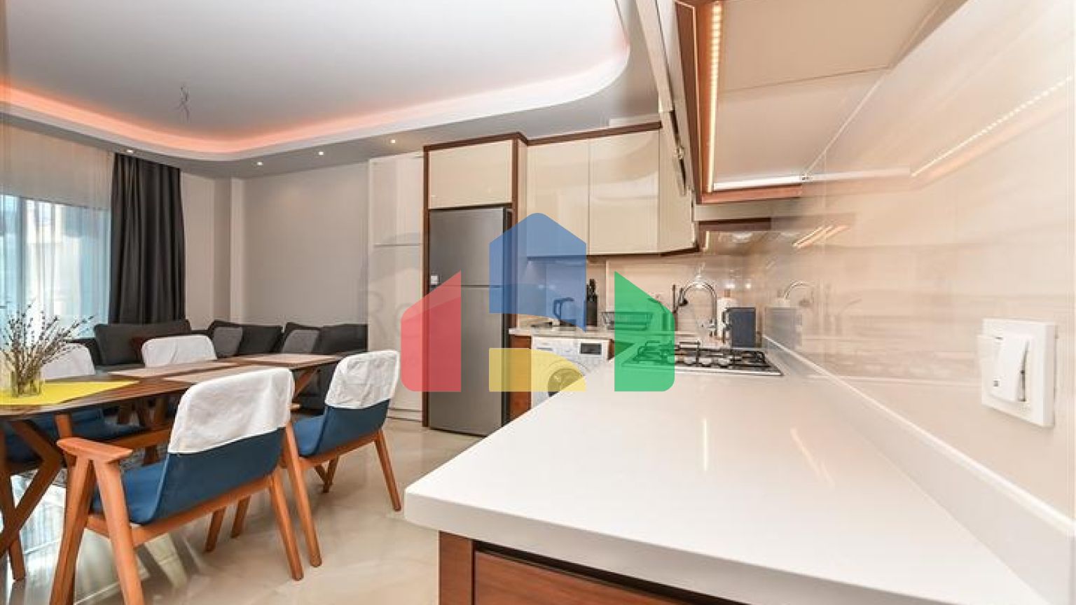 Квартира 1+1 в премиальном комплексе района Махмутлар