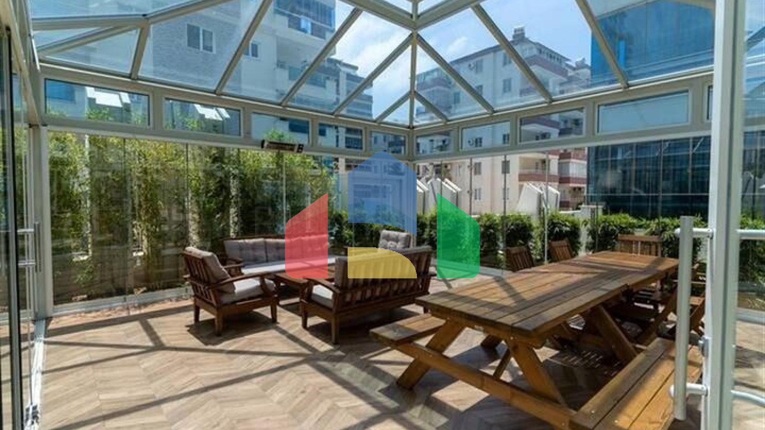 Квартира 1+1 в премиальном комплексе района Махмутлар