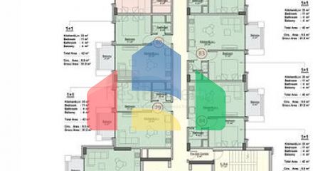 Apartments in a new residential complex