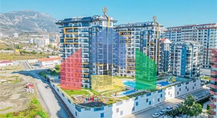 Spacious 2+1 apartment in Mahmutlar district